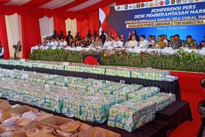 Terbesar Dalam Sejarah! BNN Gagalkan Penyelundupan 2 Ton Sabu di Karimun